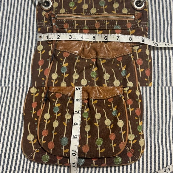 Fossil Bag & Wallet Bundle – Leather & Fabric Crossbody + Tote (5 Pieces) - Picture 14 of 16